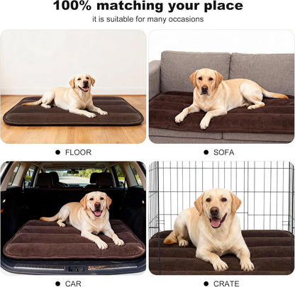 Dog Bed Mat – Soft & Comfortable Dog Kennel Pad for Crate – Durable Crate Bed & Mat for Dogs & Cats – Ideal for Crate, Kennel, and Home Use