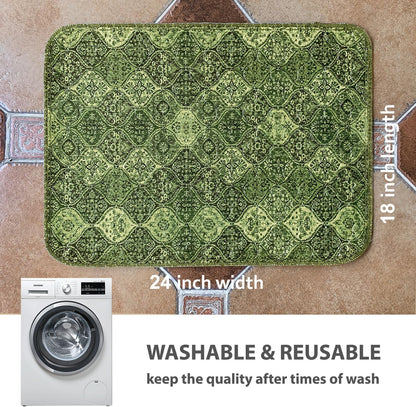 nunubaby Washable Pee Pads for Dogs, Stylish, Non-Slip and Leak-Proof Pee Pads. Reusable Potty Pads for Dogs for Crates and Floors.(Beige/Multi, 24" x48" )