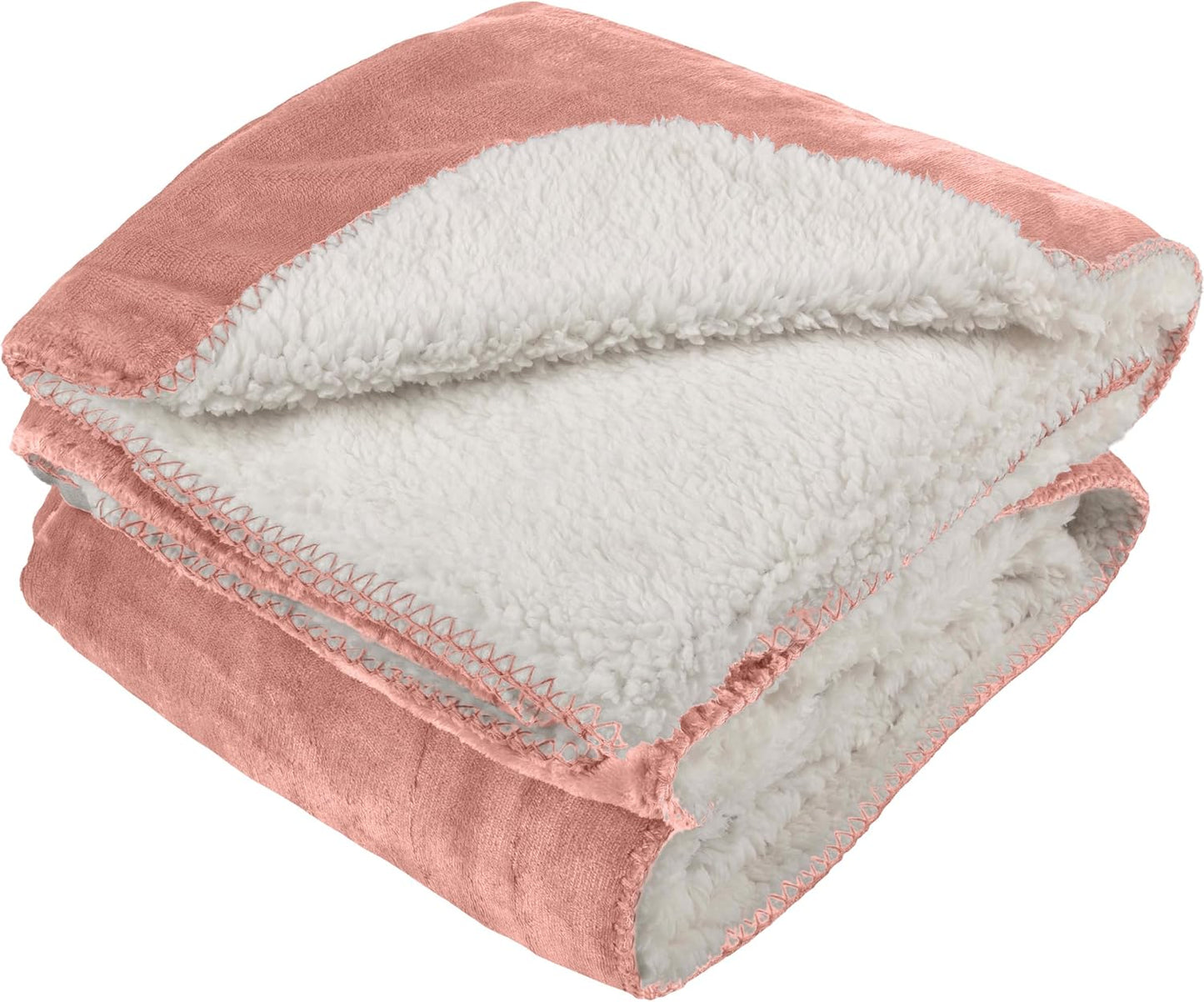 Waterproof Pet Blanket - 50x60-Inch Reversible Sherpa Fleece Throw Protects Couches, Cars, and Beds from Spills, Stains, and Fur by PETMAKER (Gray)