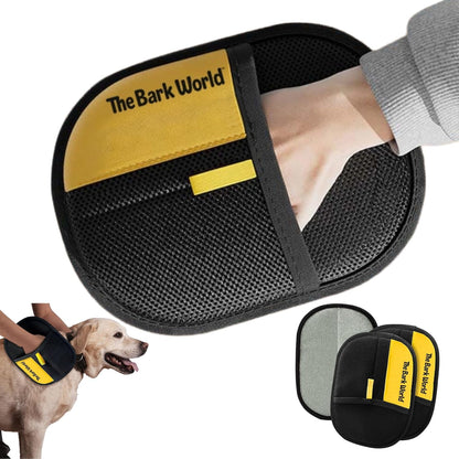 Pet Hair Removal Gloves 2-Pack – Electrostatic Reusable Fur Remover Mitts for Cat & Dog Hair – Washable Lint Remover for Couch, Clothes, Car & Pet Beds