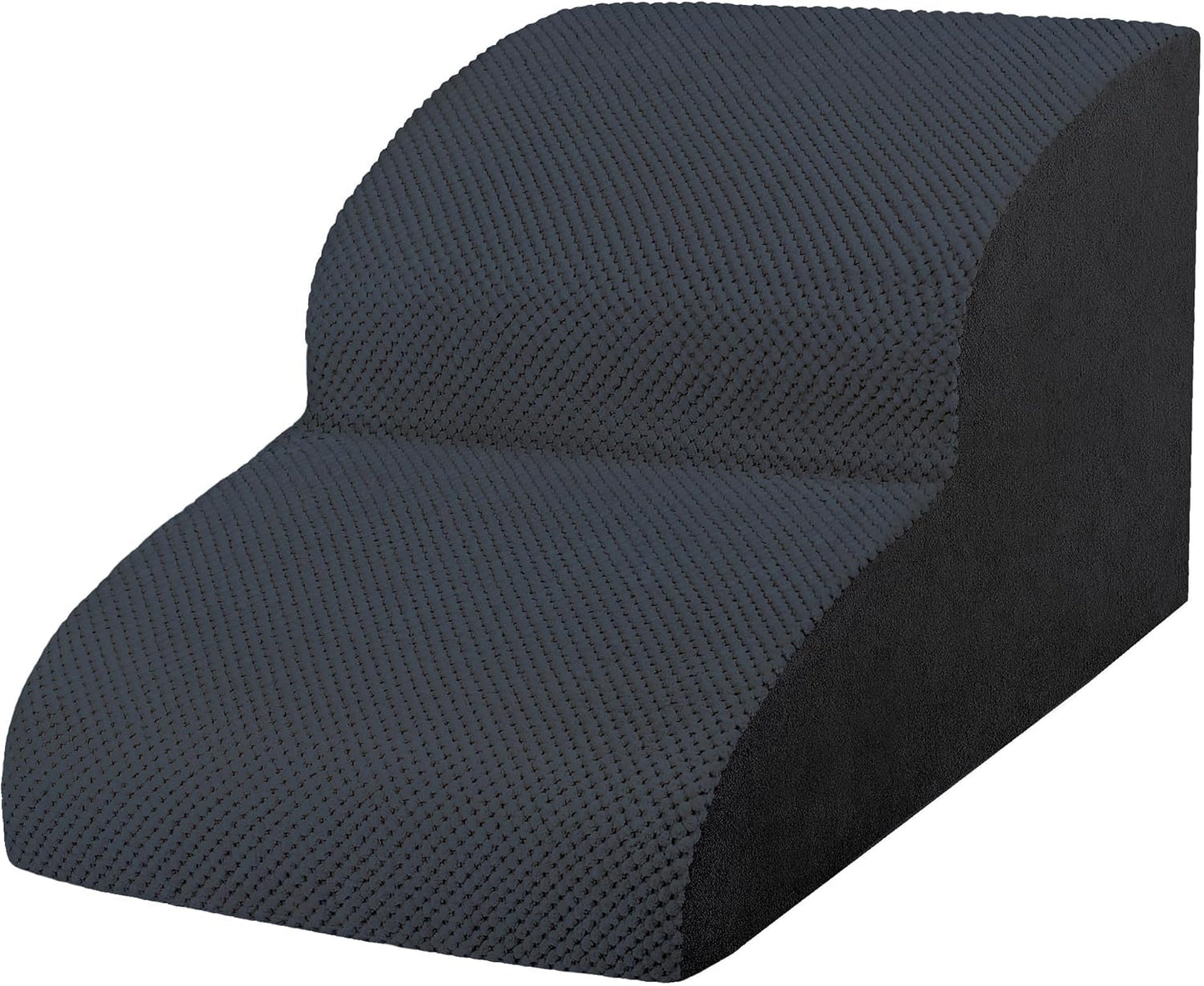 Dog Stairs for Small Dogs, 3 Tiers High Density Foam Dog Ramp, Extra Wide Non-Slip Pet Steps for High Beds Or Couch, Soft Foam Doggie Ladder for Dogs Injured, Older Pets, Small Cats