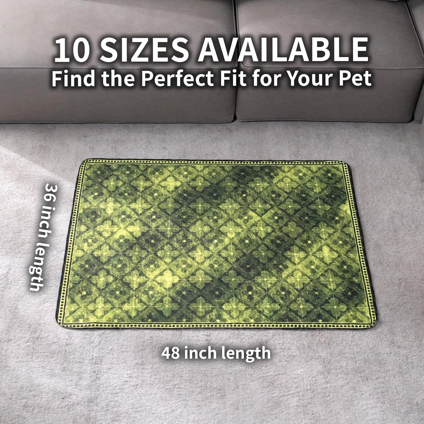 Washable Pee Pads for Dogs, Reusable Puppy Potty Training Pads, Ultra-Absorbent Thick Waterproof Leak-Proof Non-Slip Pads & Mat for Crate, Playpen, Floor, Whelping & Housebreaking , 2 Pack 18"x24"