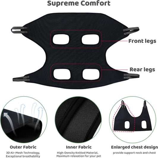 Guzekier Dog Grooming Hammock Harness for Dogs, Dog Nail Clipper