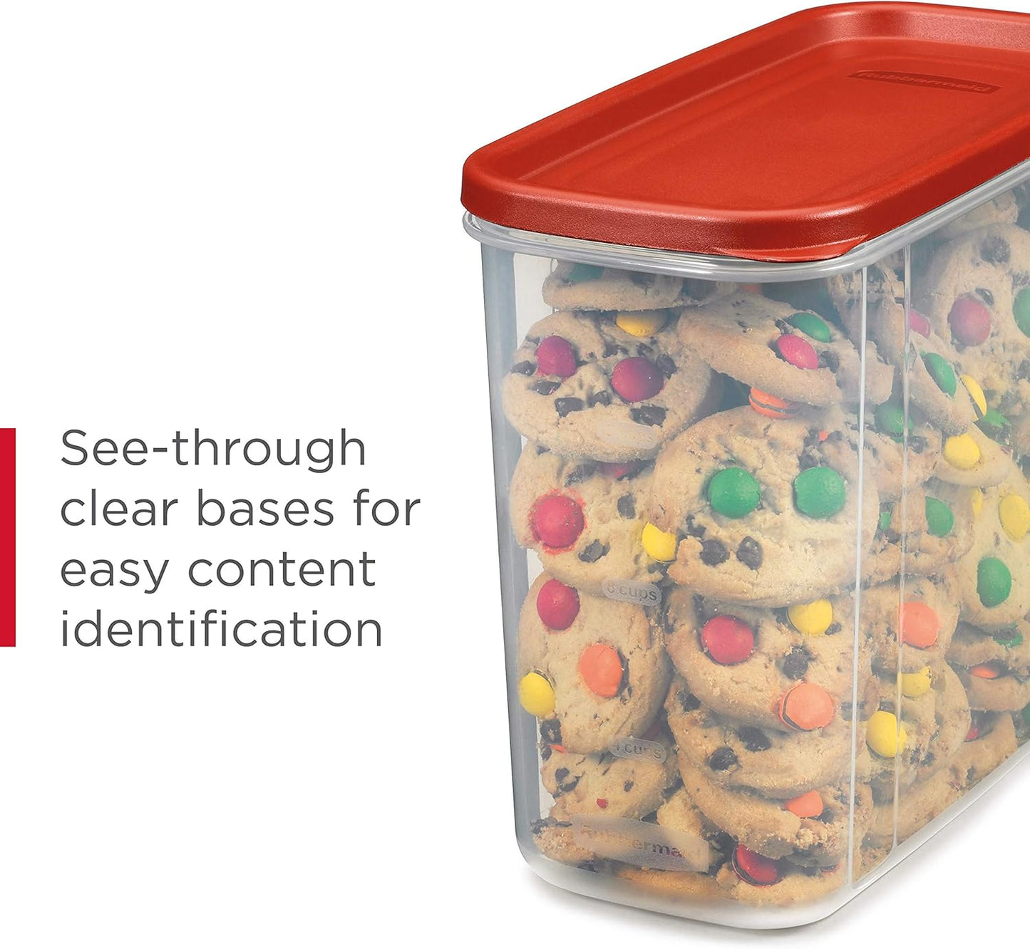 Rubbermaid 1776473 21C Dry Food Container 21-Cup Clear