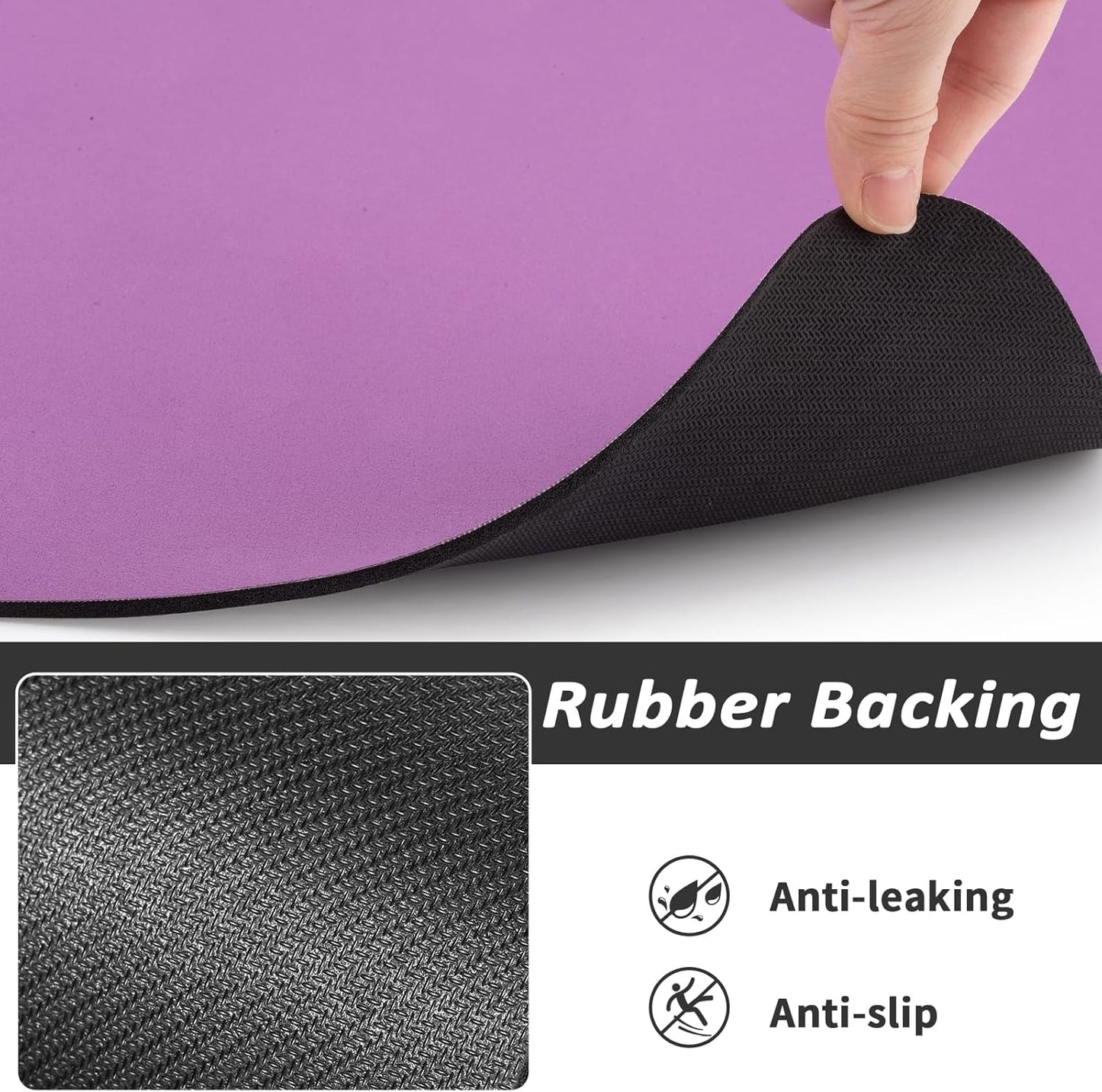 HotLive Dog Food Mat - Absorbent Cat Mat for Food and Water, No Stains Pet Feeding Bowl Mat, Easy to Clean Pet Placemats, Quick Dry Dog Water Dispenser Mat for Messy Drinkers | Paw Dark Grey 12"x 19"