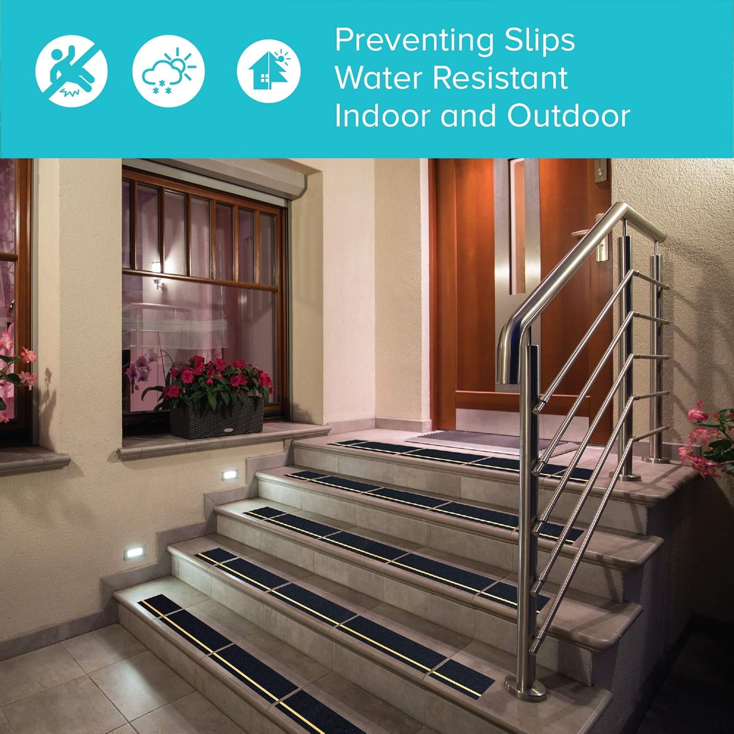 LifeGrip Anti Slip Transparent Anti Slip Tape, 4 inch by 30 feet, Non-Slip Traction Grip Tape to Tubs, Boats, Stairs, Clear, Soft, Comfortable for Bare feet (4" X 30')