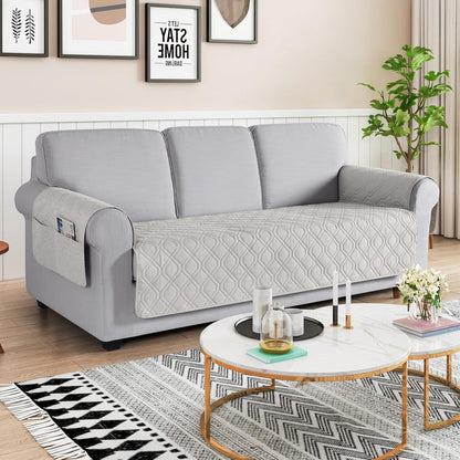 VANSOFY Couch Cover, Waterproof Sofa Covers Washable Slipcover Furniture Protector Couch Seat Covers Non-Slip Couch Cover for Dogs, Pets(Sofa, Dark Gray)
