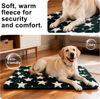 Dog Bed Mat – Soft & Comfortable Dog Kennel Pad for Crate – Durable Crate Bed & Mat for Dogs & Cats – Ideal for Crate, Kennel, and Home Use