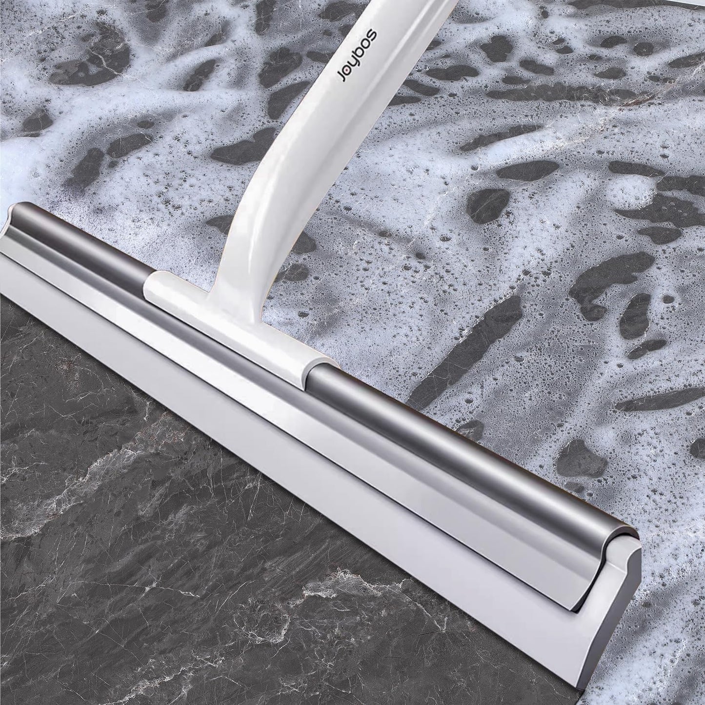 Rubber Squeegee Broom for Floor,62" Long Handle Window Squeegee, Silicone Pet Hair Remover,Magic Squeegee Broom for Indoor Cleaning,Cleans Glass, Hair, fine dust, Liquids, Suitable Smooth Floors, Rugs