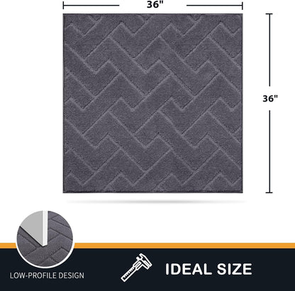 PURRUGS Dirt Trapping Door Mat 20" x 31.5", Non-Slip Machine Washable Entry Rug, Dog Doormat, Indoor Front Door Mat, Super Absorbent Entryway Rug for Muddy Shoes & Paws, Taupe