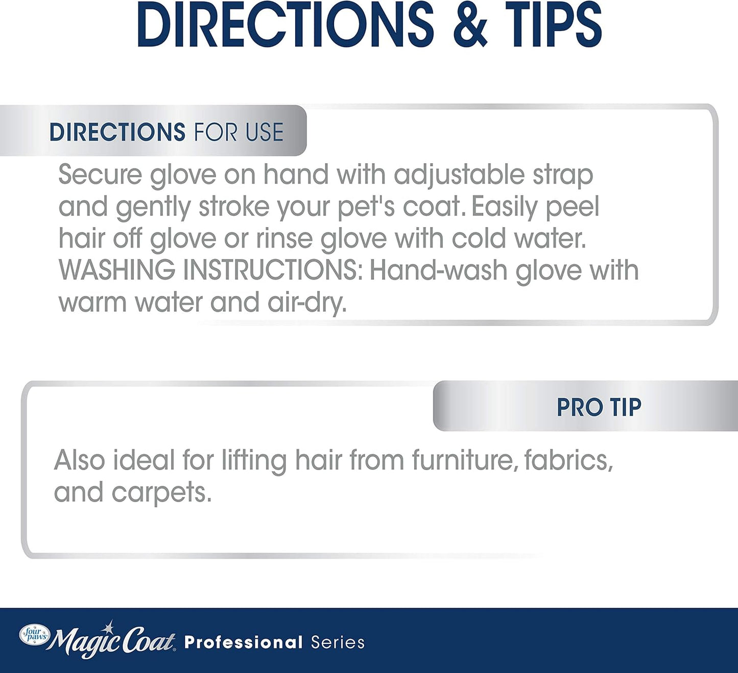 Magic Coat Professional Series Love Glove Dog Grooming Mitt