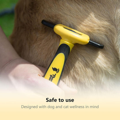 Best Professional De-Shedding Tool and Pet Grooming Brush, D-Shedz for Breeds of Dogs, Cats with Short or Long Hair, Small, Medium and Large (Pink)