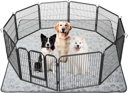 Qeils Reusable Puppy Pads, 2 Pack Washable Pee Pads for Dogs, Waterproof Non Slip Wee Wee pad, Absorbent and Leakproof Training Mats for Potty, Crate, Playpen, Bed, Sofa, 18"x 24"