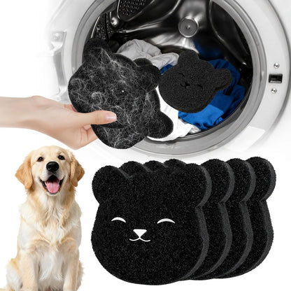 Pet Hair Remover for Laundry (4PCS), Reusable Lint Remover That Works in Washer & Dryer, Hair Catcher for Dog and Cat Hair, Lint, Debris on Clothes, Pet Beds – Eco-Friendly Alternative to Lint Rollers