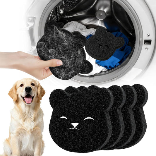 Pet Hair Remover for Laundry (4PCS), Reusable Lint Remover That Works in Washer & Dryer, Hair Catcher for Dog and Cat Hair, Lint, Debris on Clothes, Pet Beds – Eco-Friendly Alternative to Lint Rollers