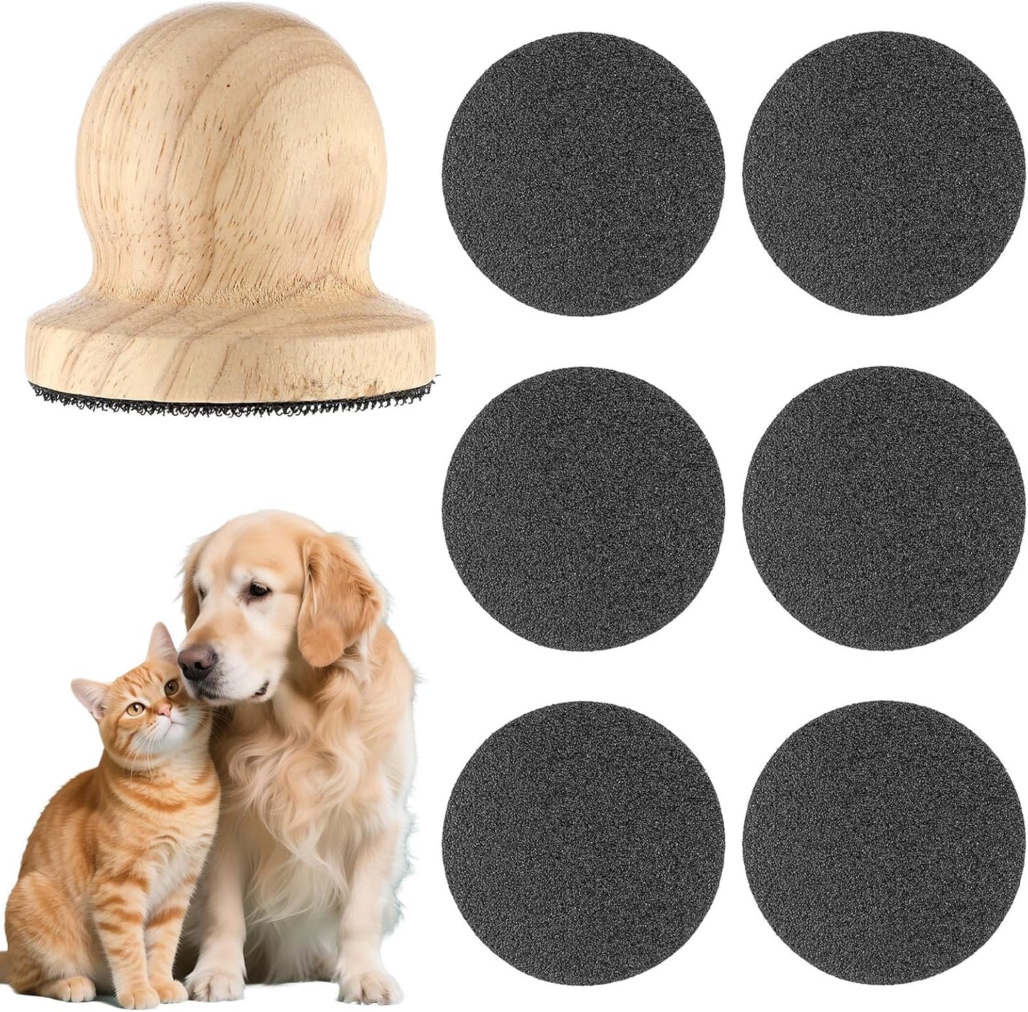 Dog Nail File with Replaceable Filing Disc Dog Nail File Scratch Board Replaceable Sandpaper Stress Free Nails Filing Dogs Trainning Accessories for Smooth and Healthy Nails