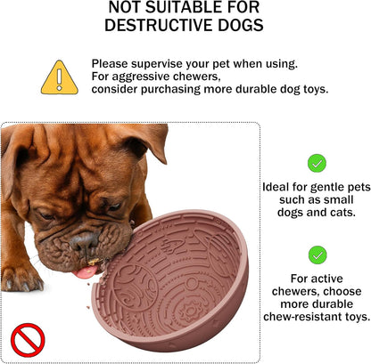 OHMO Lick Mat for Dogs and Cats(Small, Camo&Light Green, 2pcs) Enrichment Accessories Toy Space Star Easy Clean Pet Slow Feeder/Suction Cups, Licking Pad for Anxiety Relief and Boredom Reduction