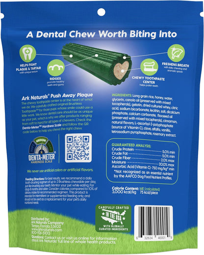 Ark Naturals Soft Brushless Toothpaste, Dog Dental Chews for Small Breeds, Freshens Breath, Unique Texture Helps Reduce Plaque & Tartar, 12oz, 1 Pack