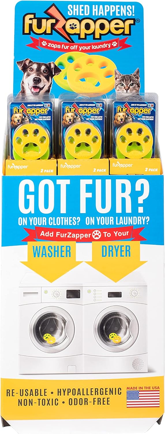 1 PK FurZapper Pet Hair Remover for Laundry
