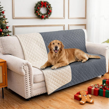 Waterproof Dog Blanket, Non-Slip Soft Pet Bed Cover, Couch Cover for Dogs Washable, Protects Sofa, Furniture, Crate, Car, Tear Resistant Leakproof Pet Blanket (30x70 Inch, Dark Grey)