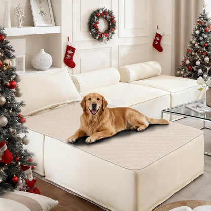 Waterproof Dog Blanket, Non-Slip Soft Pet Bed Cover, Couch Cover for Dogs Washable, Protects Sofa, Furniture, Crate, Car, Tear Resistant Leakproof Pet Blanket (30x70 Inch, Dark Grey)
