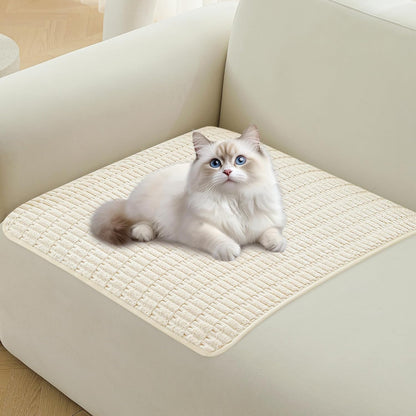 Waterproof Couch Cover for Dogs Washable, Non Slip Back Sectional Sofa Covers for 3 Cushion Couch Pet Friendly, Soft Dog Bed Cover. (Coffee, 30" x 53")