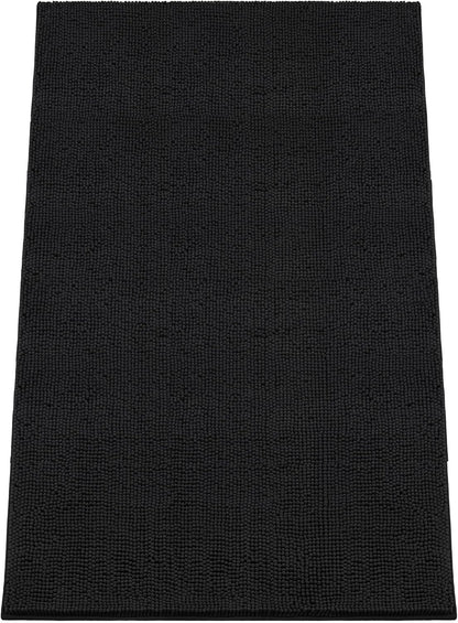 Absorbent Dog Door Mat for Muddy Paws, 60" x 24" Chenille Indoor Mats for Entryway, Trap Dirt Front Door Mat Indoor Entrance Washable Non Slip Soft