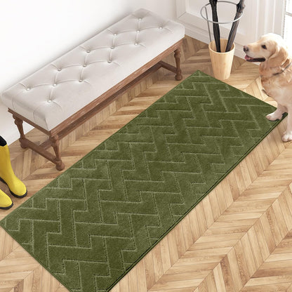 PURRUGS Dirt Trapping Door Mat 20" x 31.5", Non-Slip Machine Washable Entry Rug, Dog Doormat, Indoor Front Door Mat, Super Absorbent Entryway Rug for Muddy Shoes & Paws, Taupe