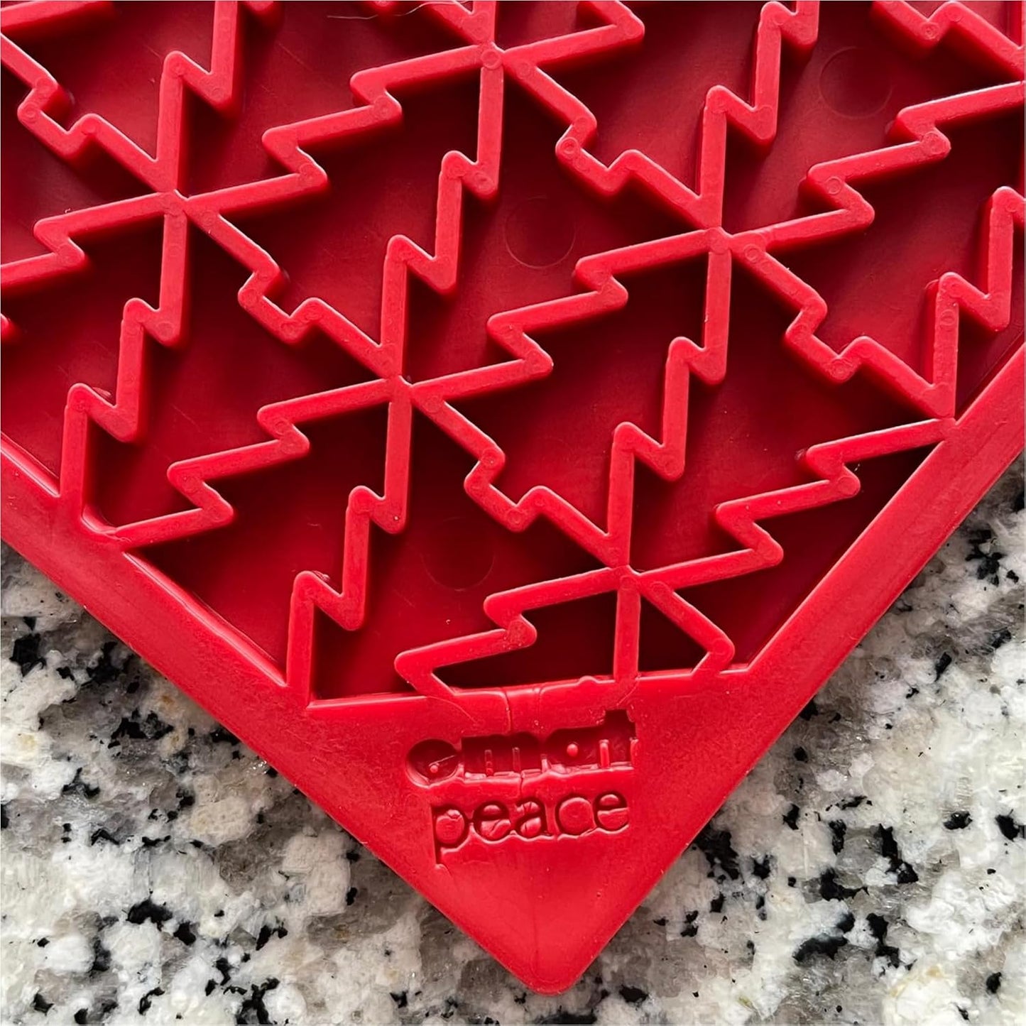 SodaPup Flower Power eMat – Durable Lick Mat Feeder Made in USA from Non-Toxic, Pet-Safe, Food Safe Rubber for Mental Stimulation, Avoiding Overfeeding, Fresh Breath, Digestive Health, & More