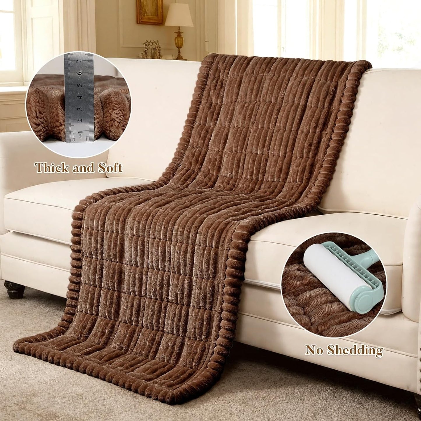 SearchI Couch Covers for Dogs Washable, Non Slip Fuzzy Pet Couch Cover for Sofa, Thick Soft Sofa Covers Couch Protector for Dogs Pet Friendly(Grey, 27.6" x 70.9")