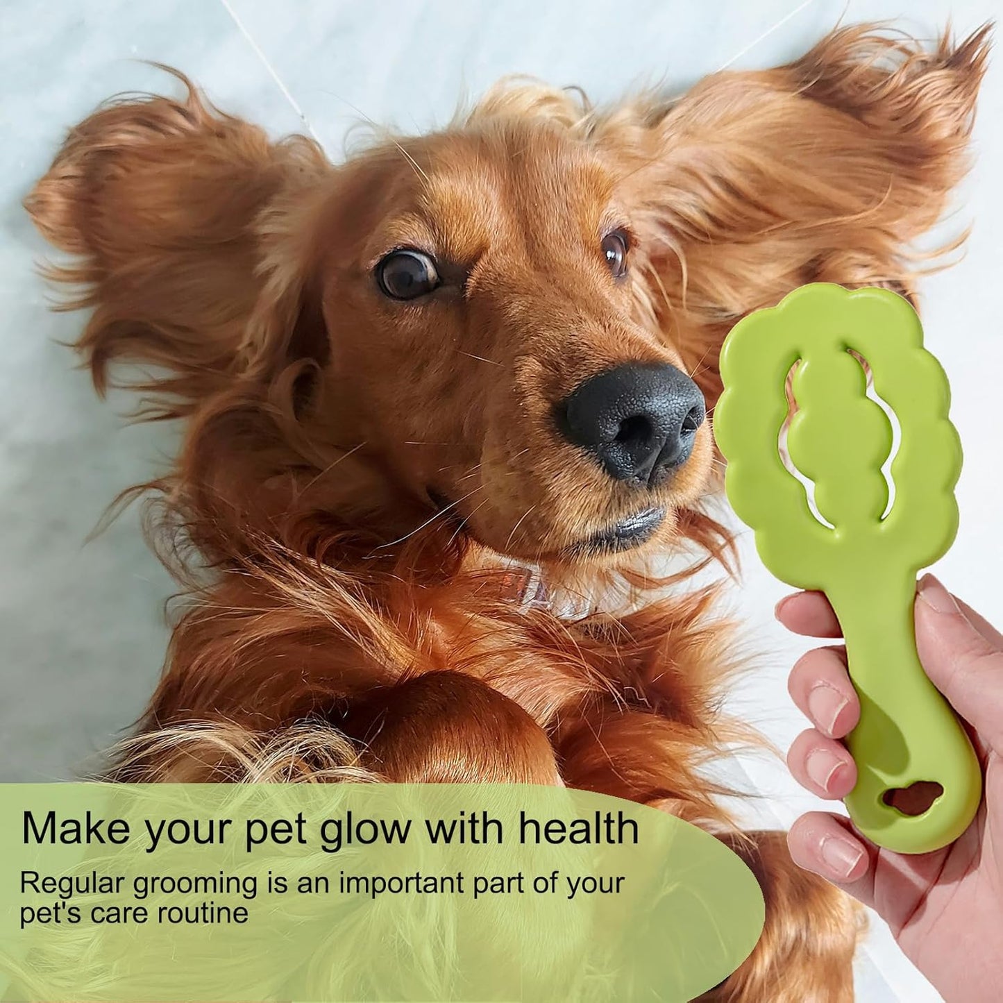 Cloud Shape Small Dog Grooming Brush - Soft Pin Brush for Gentle Detangling & Massage Puppy Hair Comb for Maltese, Shih Tzus, Yorkies, and Puppies, Pink