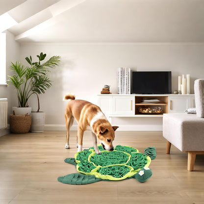 Snuffle Mat for Dogs - Interactive Puzzle Feeding Game for Stress Relief & Foraging Skills | Dog Toys to Keep Them Busy | Small/Medium/Large Dogs Turtle Design