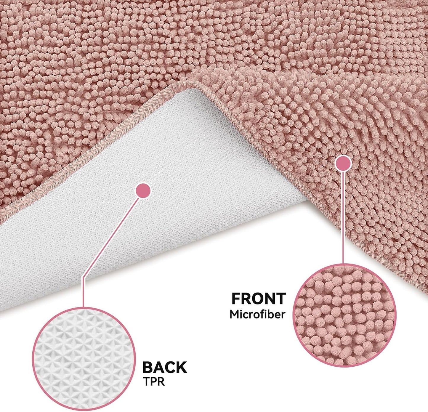 Bcoimo Super Absorbent Dog Door Mat, 30"*20" Anti Slip Mat for Muddy Paws, Pet Rugs for Dirty Paws Washable that Absorbs Moisture and Dirt, for Dog Cage and Pet Resting Carpet