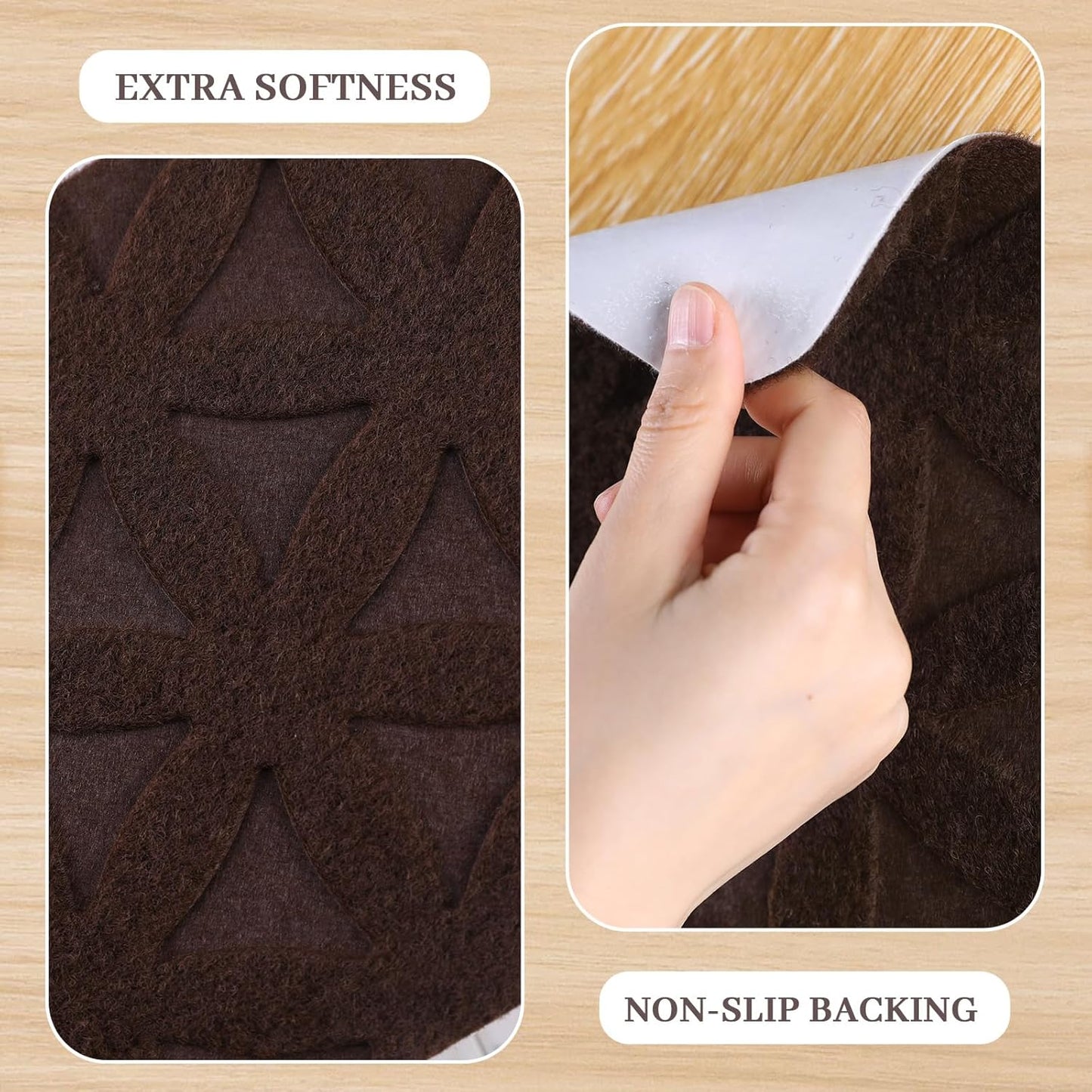 RIOLAND Stair Treads Carpet Non-Slip Indoor Stair Runners for Wooden Steps, Stair Rugs for Kids and Dogs, Set of 15, 8" X 30", Gray