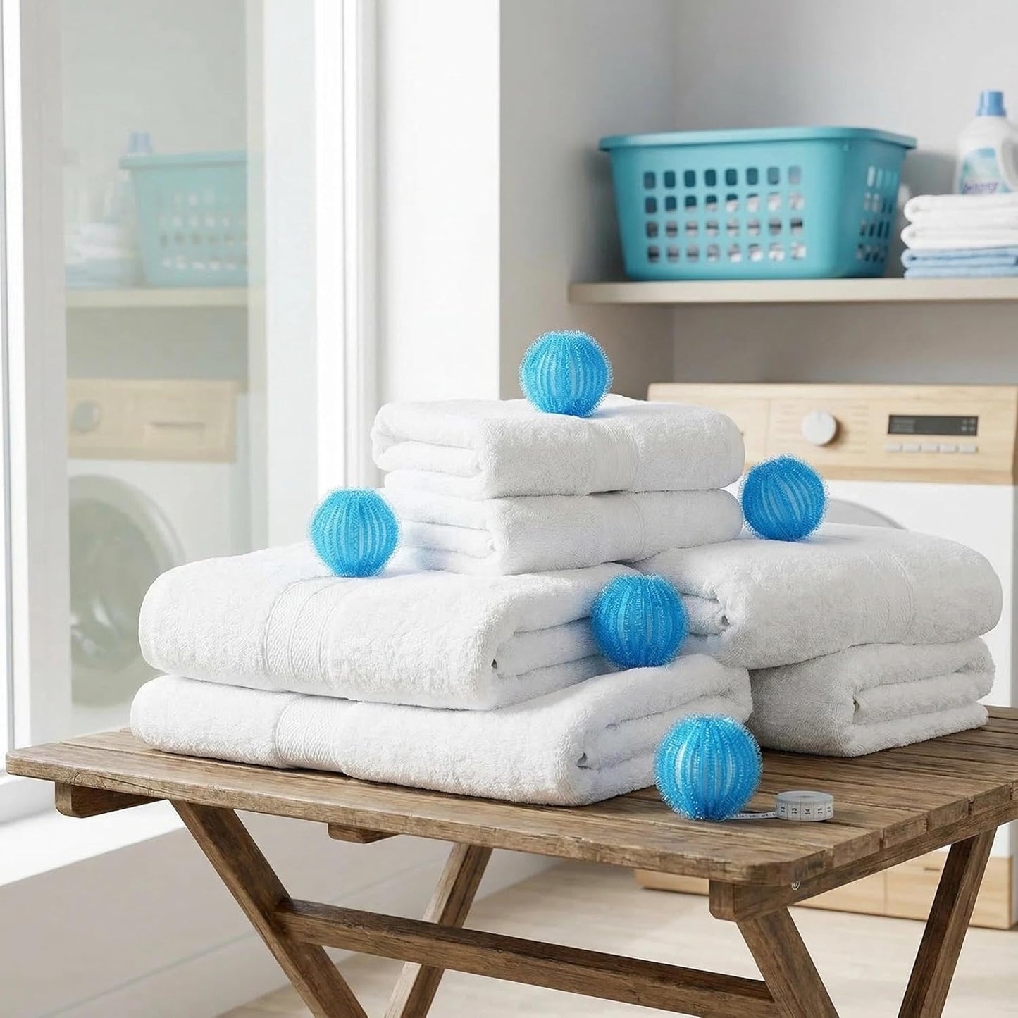 10 Pcs Pet Hair Remover for Laundry, Washing Machine Hair Catcher, Dryer Balls for Clothing Dog Cat Pet Fur Remover (Orange+Blue)