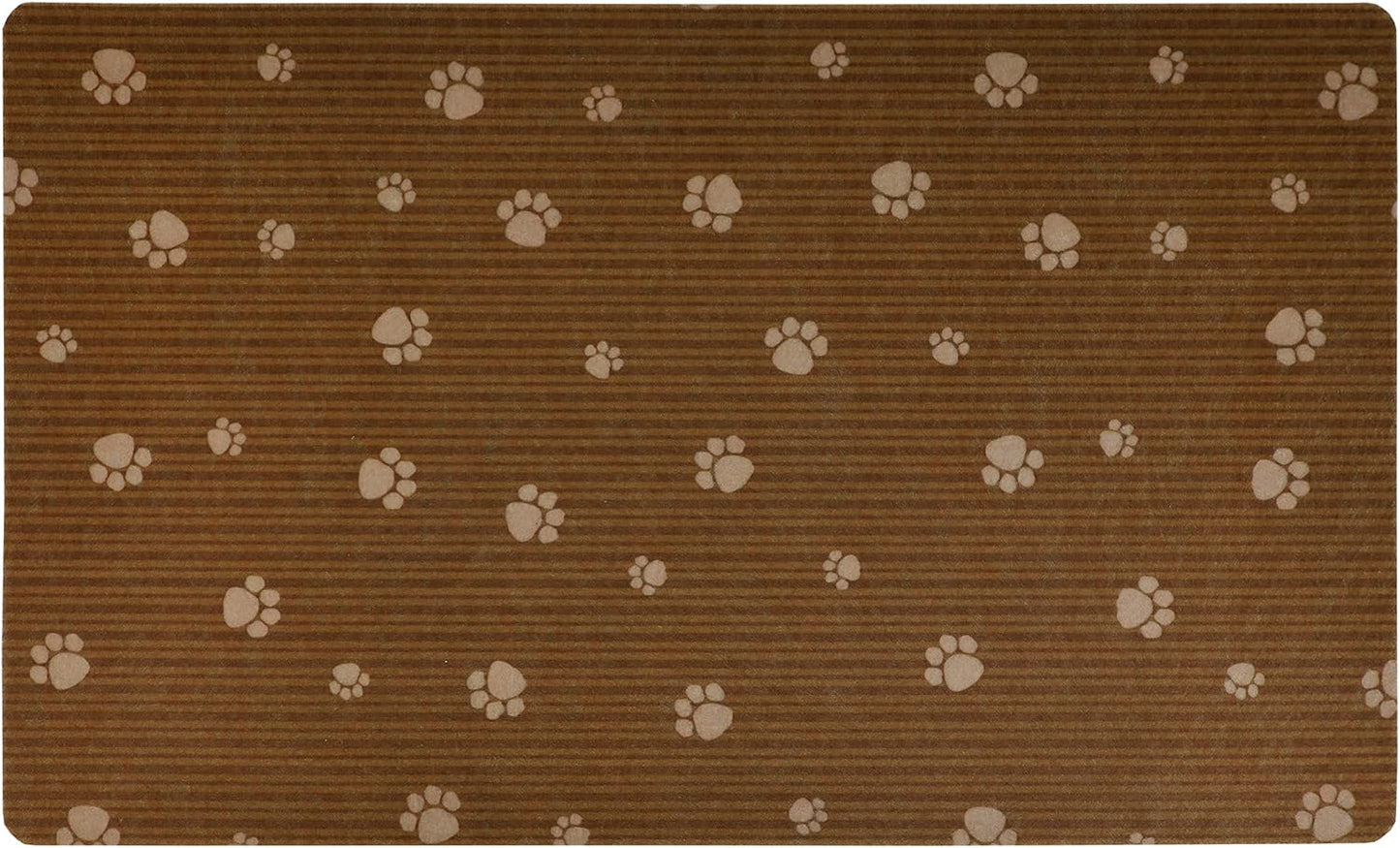 Drymate Pet Bowl Placemat, Dog & Cat Food Feeding Mat - Absorbent Fabric, Waterproof Backing, Slip-Resistant - Machine Washable/Durable (USA Made) (12” x 20”) (Indigo)