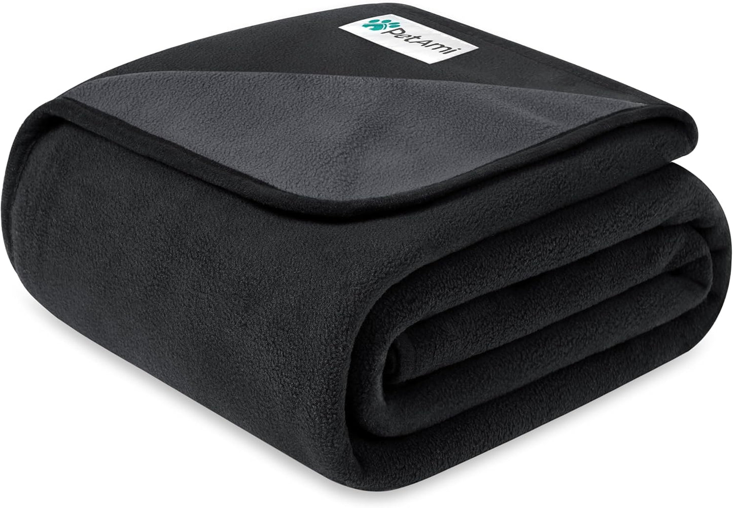 PetAmi Waterproof Dog Blanket for Medium Large Pets Dogs Cats, Pet Couch Cover Protector for Furniture, Reversible Washable Soft Fleece Cat Blanket for Bed Couch Sofa, 40x60 (Taupe/Beige)