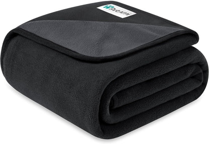 PetAmi Waterproof Dog Blanket for Medium Large Pets Dogs Cats, Pet Couch Cover Protector for Furniture, Reversible Washable Soft Fleece Cat Blanket for Bed Couch Sofa, 40x60 (Taupe/Beige)