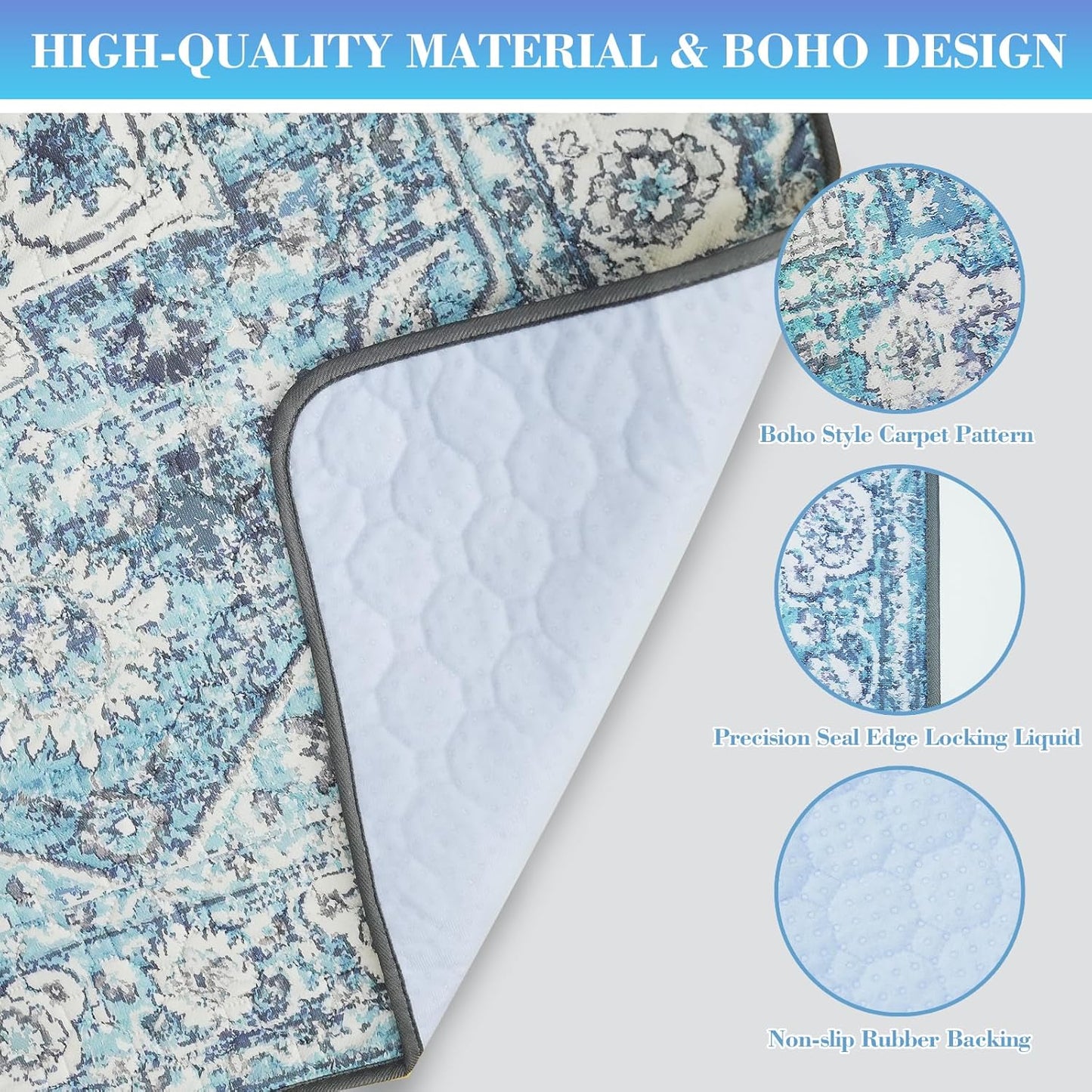 Dogcator Washable Pee Pads for Dogs, 2 Pack Reusable Puppy Training Pads. 36''x48'' Super Absorbent Dog Rugs, Non-Slip and Leakproof Pee Mat for Dogs, Whelping Pads for Crates and Floors