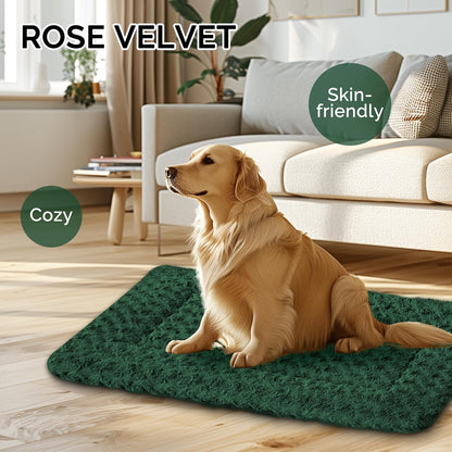 Dog Bed Mat – Soft & Comfortable Dog Kennel Pad for Crate – Durable Crate Bed & Mat for Dogs & Cats – Ideal for Crate, Kennel, and Home Use