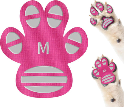 Anti-Slip Dog Paw Protector Pads for Senior Dogs, Dog Paw Adhesive Pads on Hardwood Floor,Senior Pets Essentials with Strong Traction,Puppy Grippers,12 Sets 48 pc L