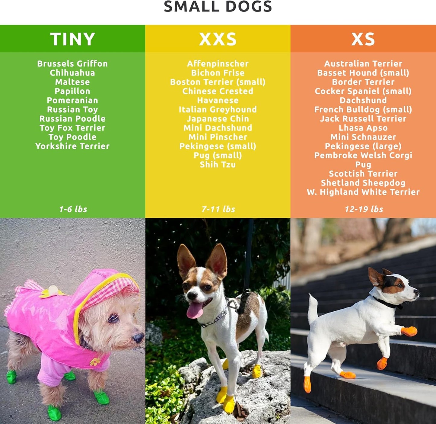 PawZ Rubber Dog Boots for Large Paws - All-Weather Waterproof Dog Shoes, Anti-Slip Traction for Rain, Snow, Mud & Hot Pavement - Pull-On Dog Booties, Purple - Large (3"- 4") - Pack of 24