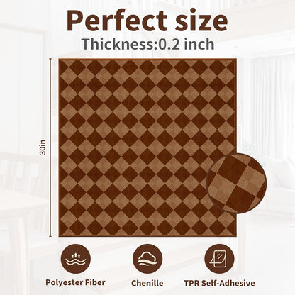 Non-Slip Stair Treads for Wooden Steps 15pcs,8"x30" Stair Carpet Treads for Indoor Use,Peel and Stick Stair Runners,Washable Reusable Adhesive Backing,Pet-Friendly Stair Capet for Kids,Elders,Dogs