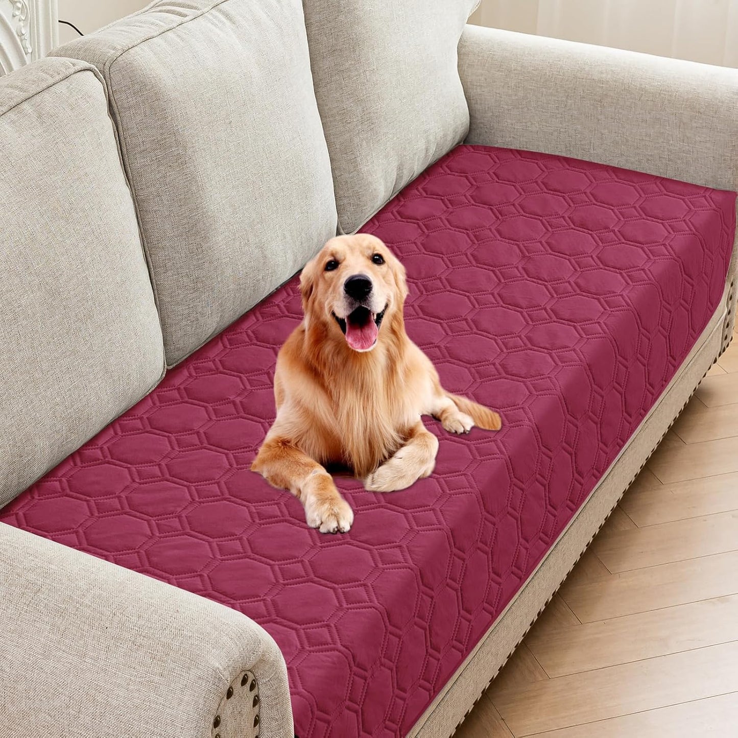 ZNSAYOTX Ultimate Cozy Blankets (30"x70") 100% Waterproof Sofa Mat Blanket for Dog Pets, Bed Couch Protector with Non-Slip Back Washable Durable, Pee Scratch Proof Easy to Clean (Dark Grey)