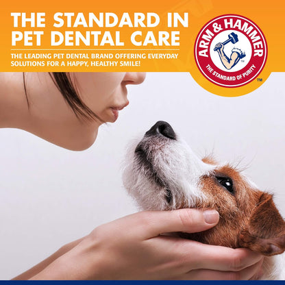 Arm & Hammer for Pets Tartar Control Enzymatic Dog Toothpaste, Reduces Plaque & Tartar Buildup, Infused with Baking Soda, Safe for All Dogs and Puppies, Beef Flavor, 2.5 Oz