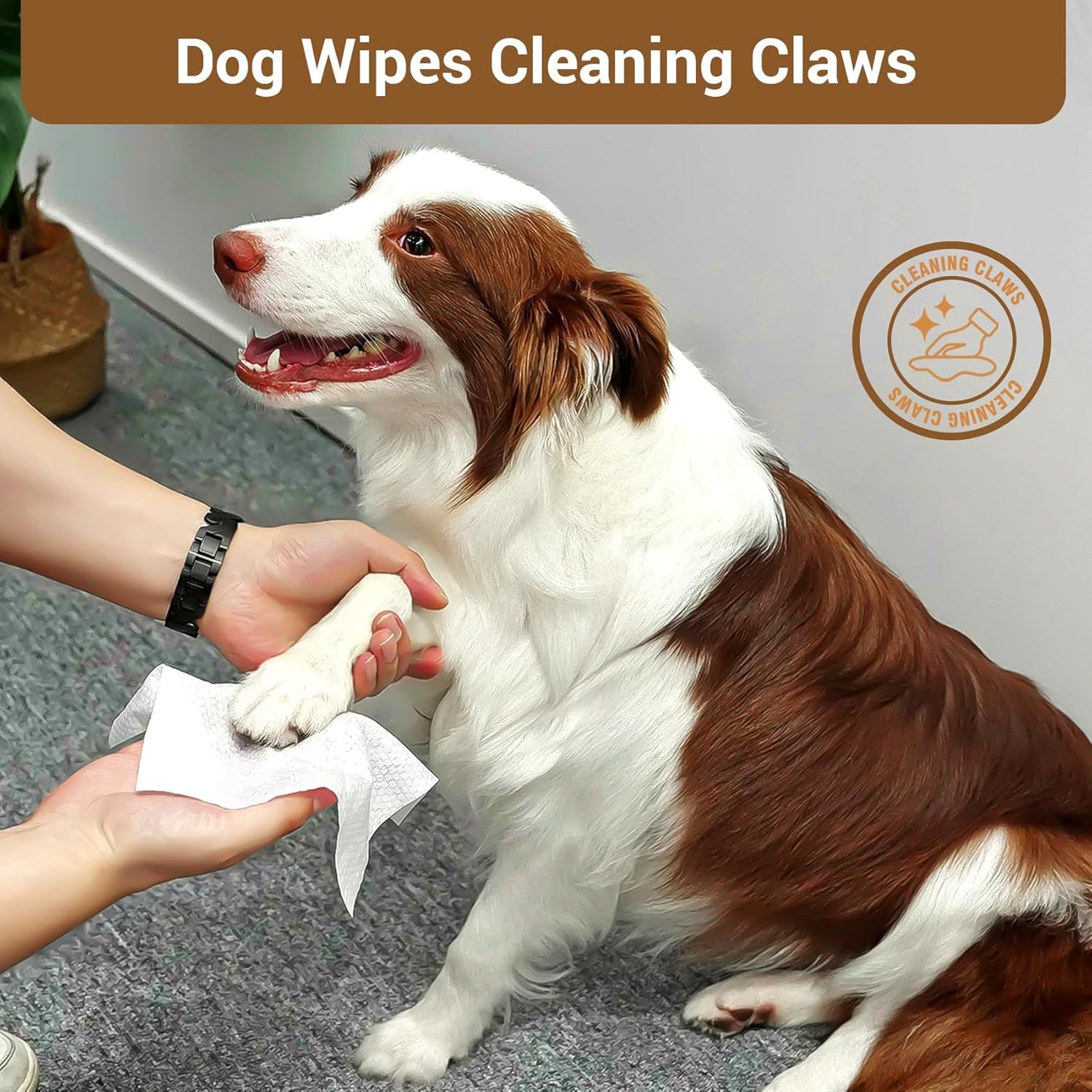 32 PCS Unscented Extra Thick Pet Bathing Wipes for Dogs & Cats, Dog Wipes Washing Gloves, Cleaning & Deodorizing Grooming Gloves for Daily Care and Traveling with EDI Water, Glycerin, Aloe Extract