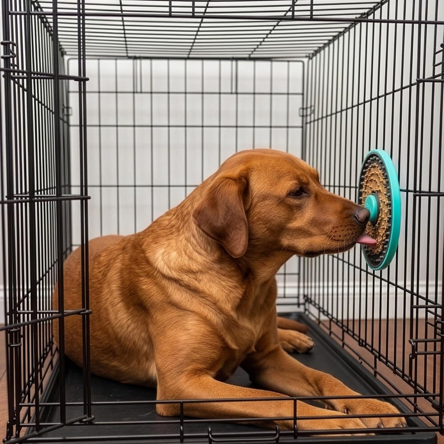 SPOT Soothers Multipurpose Dog Lick Mat - 6in Slow Feeder & Crate Enrichment Toy for Small & Medium Dogs and Puppies, Food-Grade Rubber, Dishwasher Safe, Anxiety & Boredom Relief