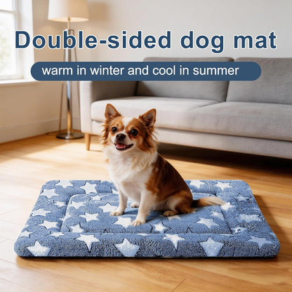 Dog Bed Mat – Soft & Comfortable Dog Kennel Pad for Crate – Durable Crate Bed & Mat for Dogs & Cats – Ideal for Crate, Kennel, and Home Use