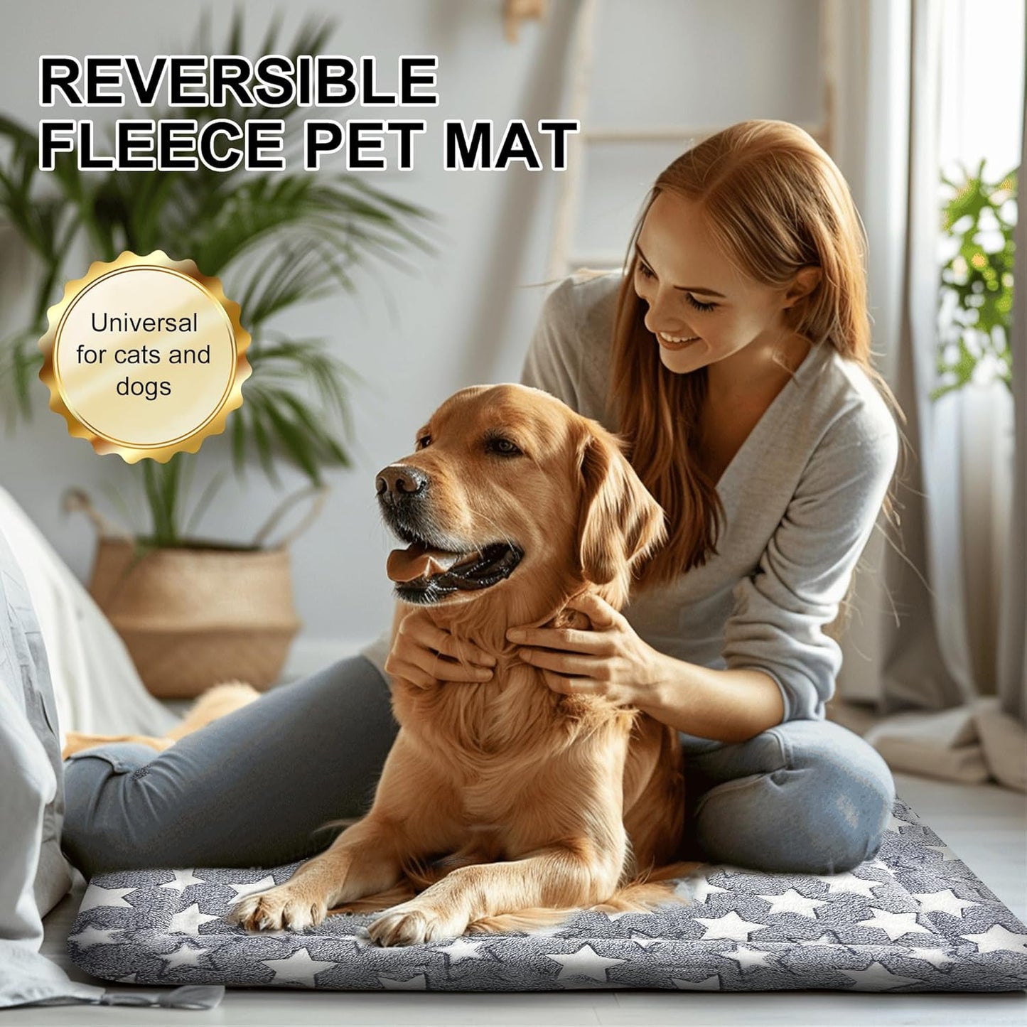 Dog Bed Mat – Soft & Comfortable Dog Kennel Pad for Crate – Durable Crate Bed & Mat for Dogs & Cats – Ideal for Crate, Kennel, and Home Use