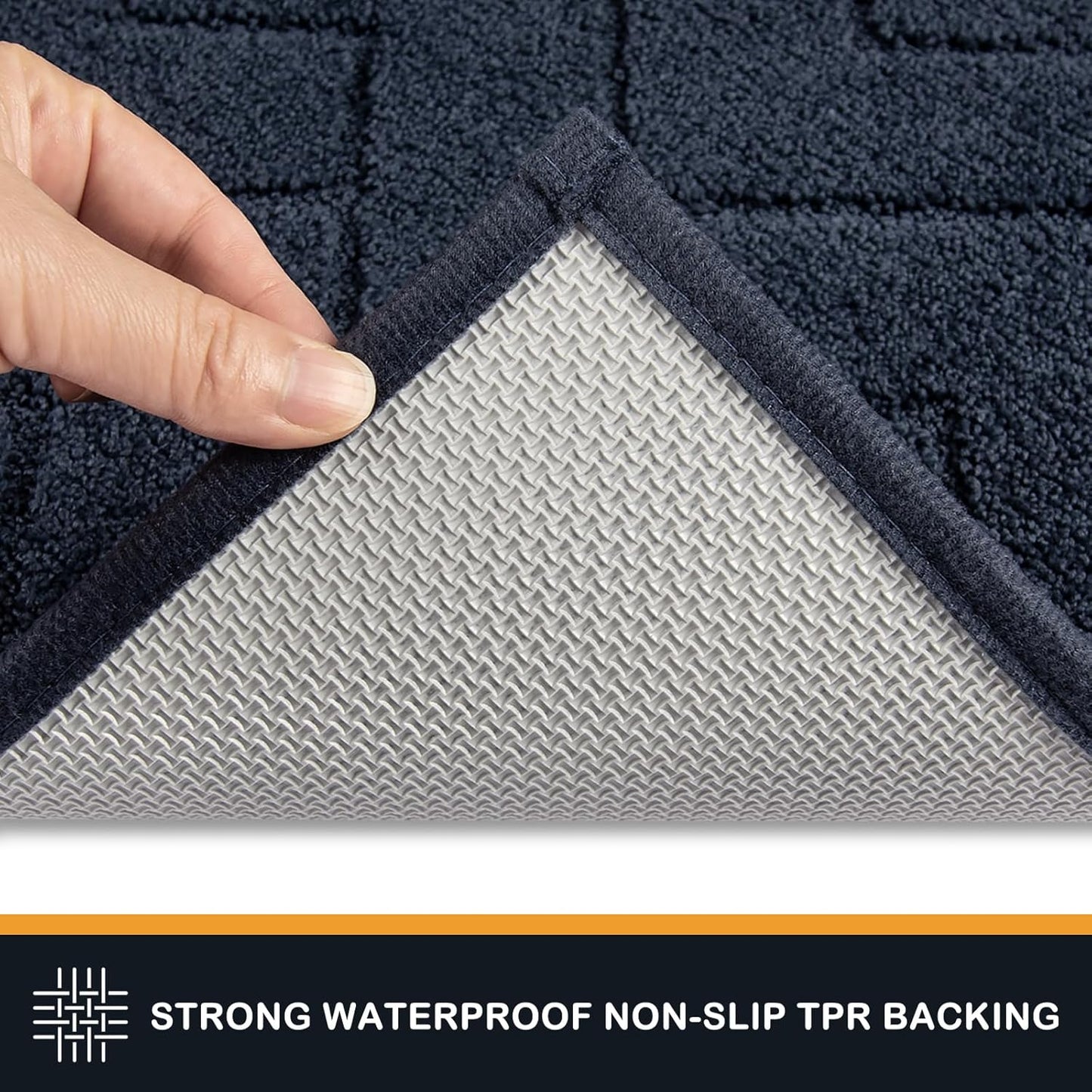 PURRUGS Dirt Trapping Door Mat 20" x 31.5", Non-Slip Machine Washable Entry Rug, Dog Doormat, Indoor Front Door Mat, Super Absorbent Entryway Rug for Muddy Shoes & Paws, Taupe